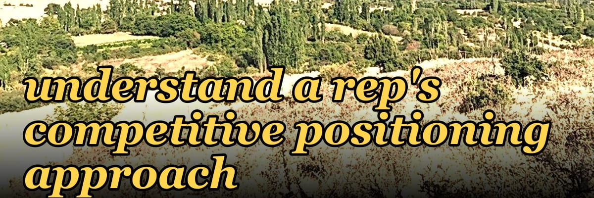 Top 10 questions to understand a rep's competitive positioning approach in 2027