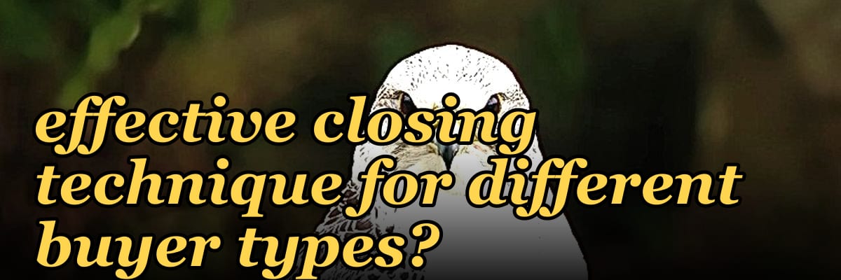 What coaching question helps a salesperson identify their most effective closing technique for different buyer types?