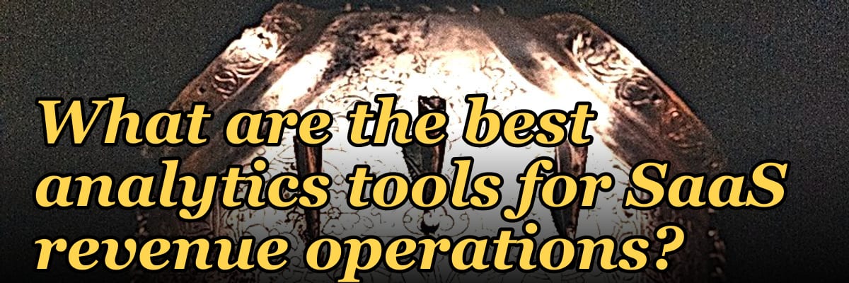 What are the best analytics tools for SaaS revenue operations?