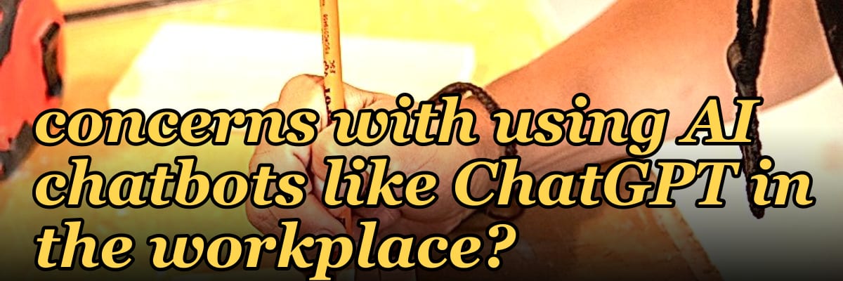 What are the privacy concerns with using AI chatbots like ChatGPT in the workplace?