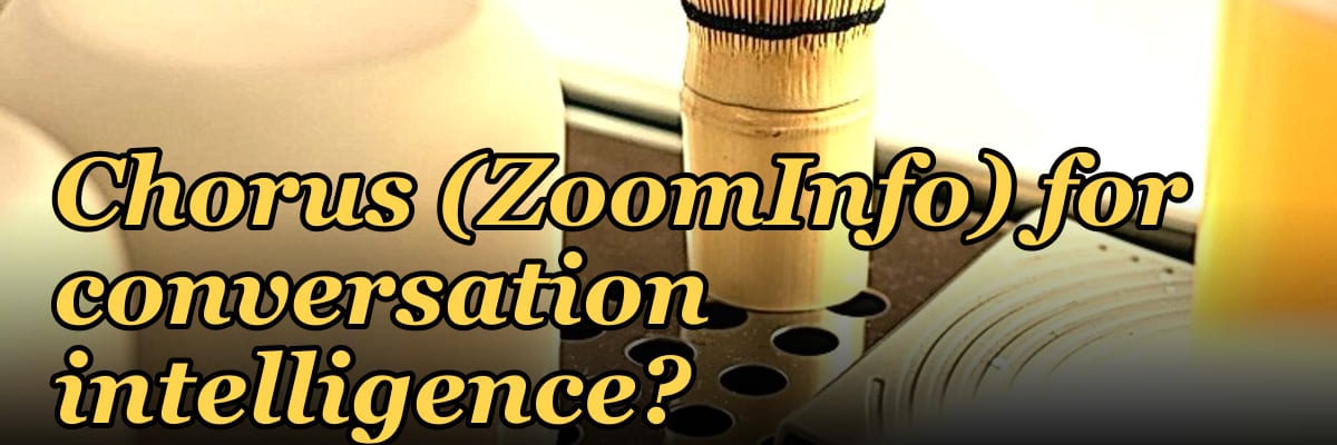 How does Gong compare to Chorus (ZoomInfo) for conversation intelligence?