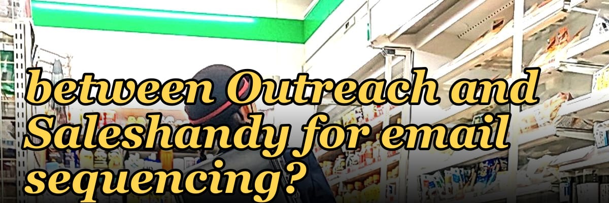 What is the difference between Outreach and Saleshandy for email sequencing?