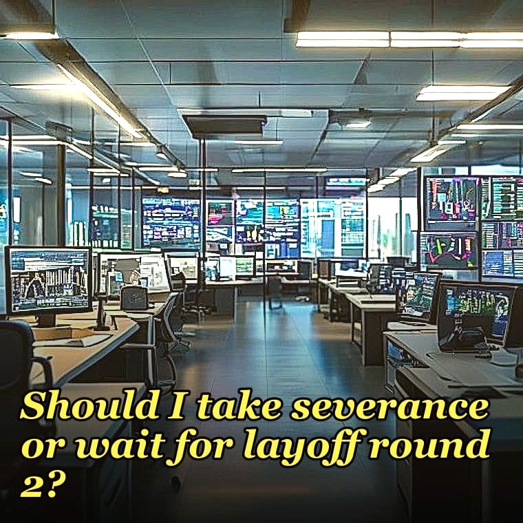 Should I take severance or wait for layoff round 2?
