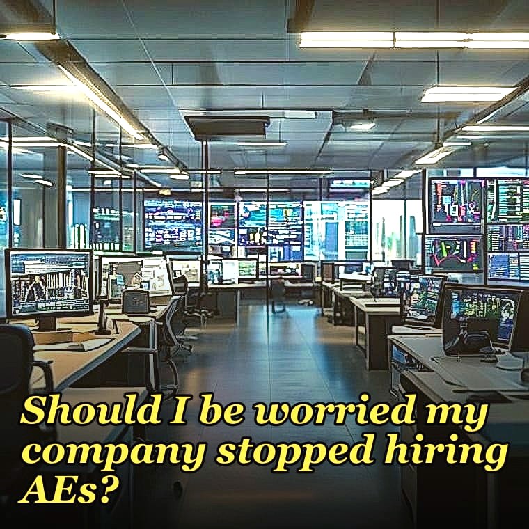 Should I be worried my company stopped hiring AEs?
