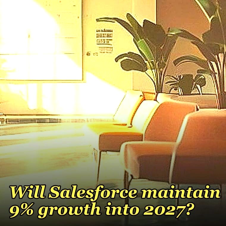Will Salesforce maintain 9% growth into 2027?