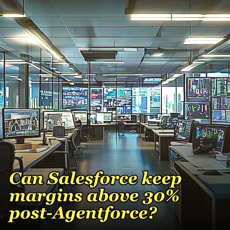 Can Salesforce keep margins above 30% post-Agentforce?