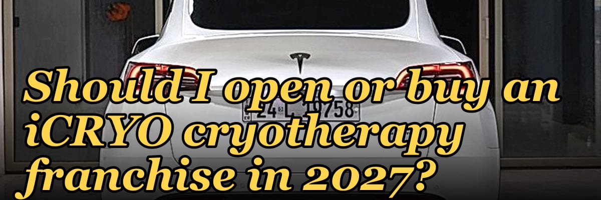 Should I open or buy an iCRYO cryotherapy franchise in 2027?