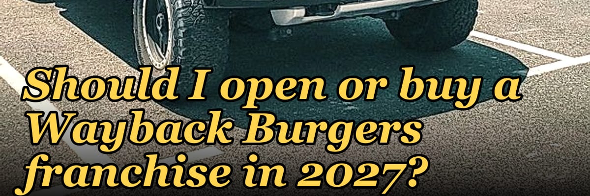 Should I open or buy a Wayback Burgers franchise in 2027?