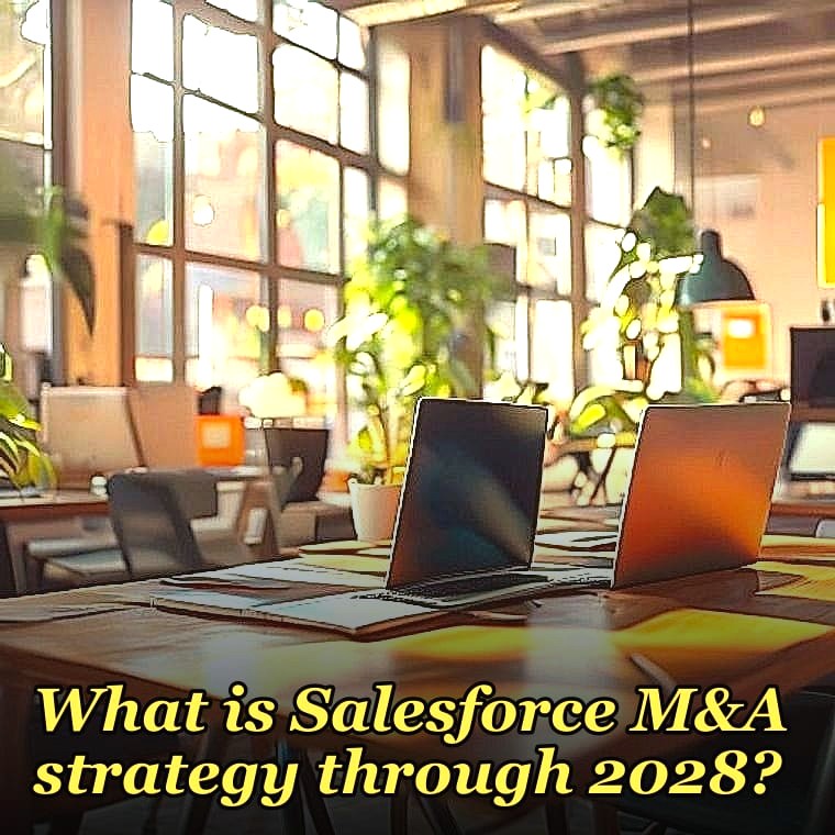 What is Salesforce M&A strategy through 2028?