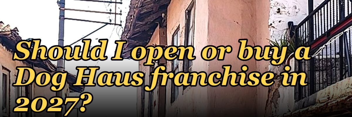 Should I open or buy a Dog Haus franchise in 2027?