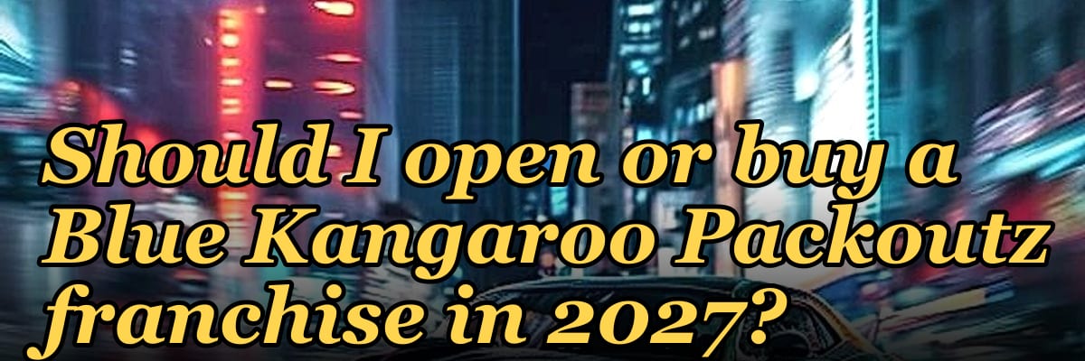 Should I open or buy a Blue Kangaroo Packoutz franchise in 2027?