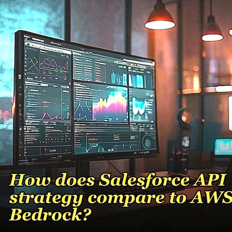 How does Salesforce API strategy compare to AWS Bedrock?