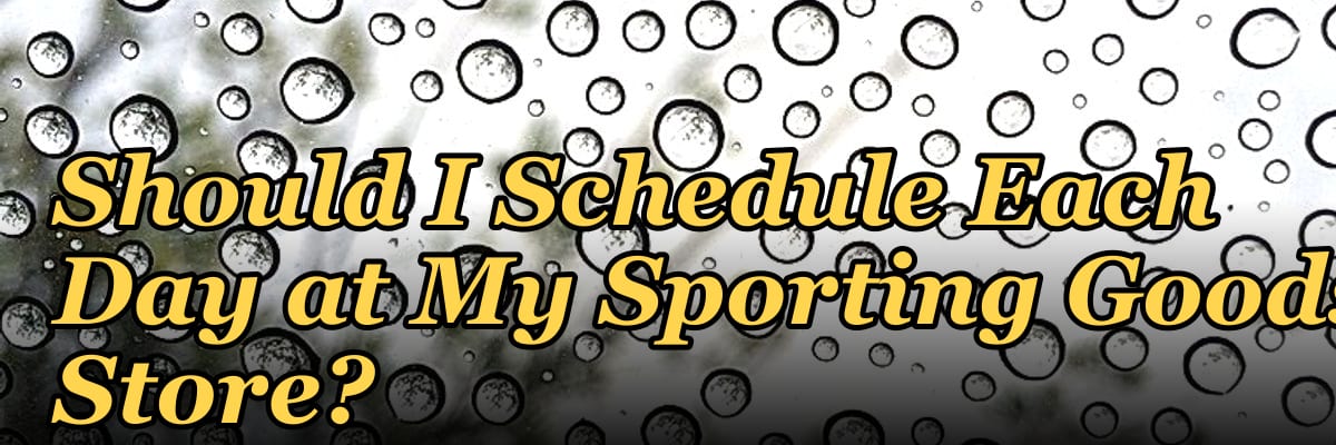 How Many Salespeople Should I Schedule Each Day at My Sporting Goods Store?