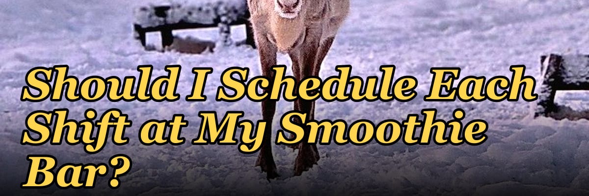 How Many Employees Should I Schedule Each Shift at My Smoothie Bar?