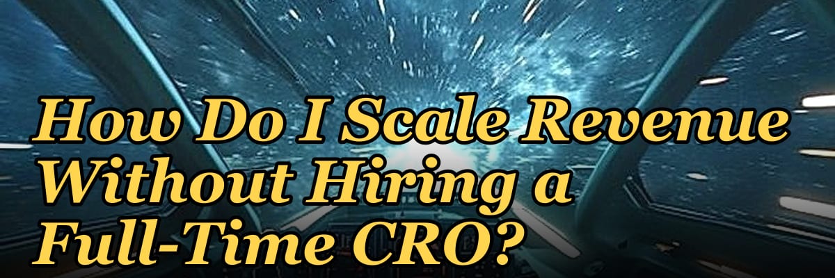 How Do I Scale Revenue Without Hiring a Full-Time CRO?
