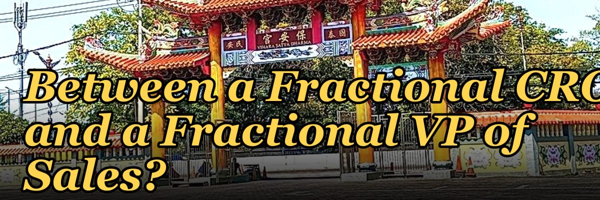 What Is the Difference Between a Fractional CRO and a Fractional VP of Sales?