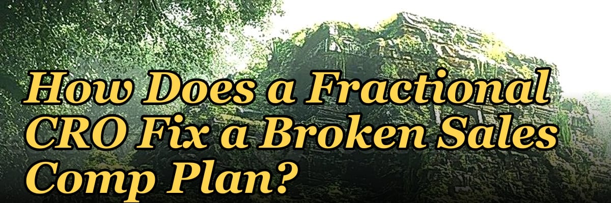How Does a Fractional CRO Fix a Broken Sales Comp Plan?