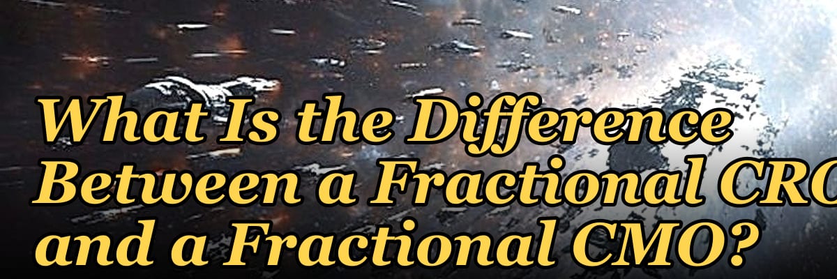 What Is the Difference Between a Fractional CRO and a Fractional CMO?
