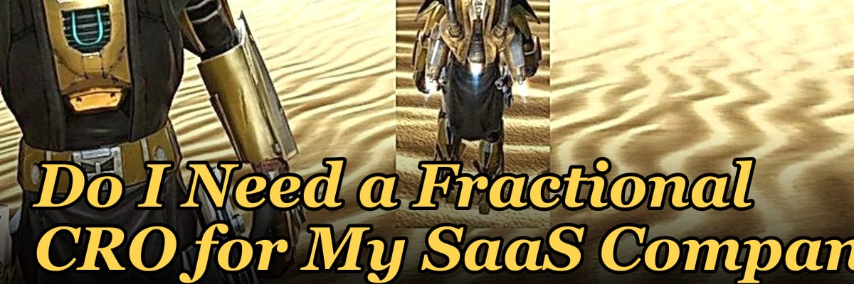 Do I Need a Fractional CRO for My SaaS Company?
