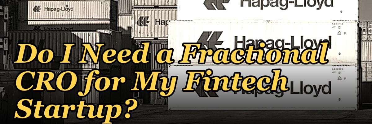 Do I Need a Fractional CRO for My Fintech Startup?