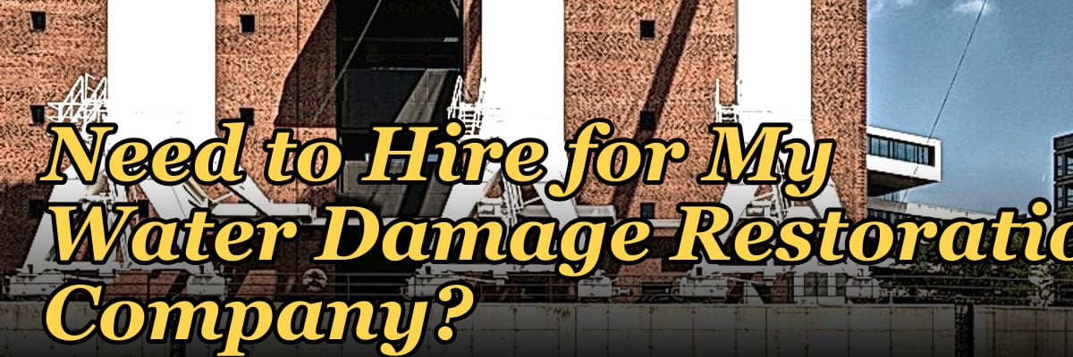 How Many Sales Reps Do I Need to Hire for My Water Damage Restoration Company?