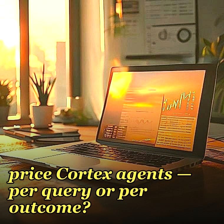How should Snowflake price Cortex agents — per query or per outcome?