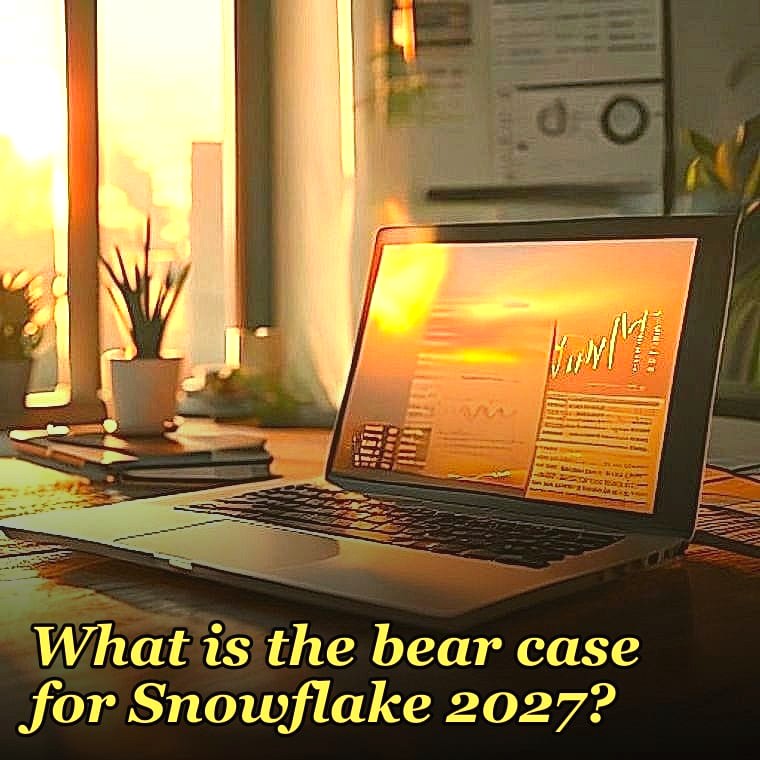 What is the bear case for Snowflake 2027?