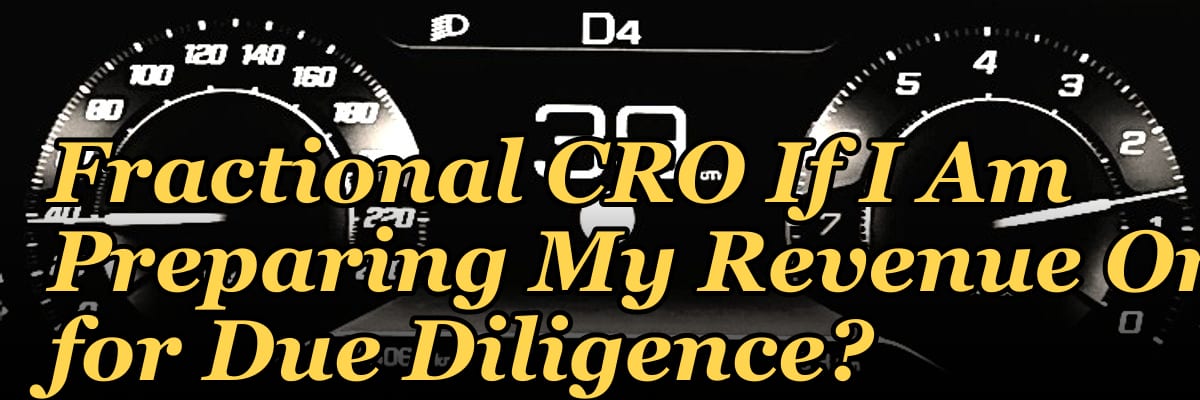 Should I Hire a Fractional CRO If I Am Preparing My Revenue Org for Due Diligence?