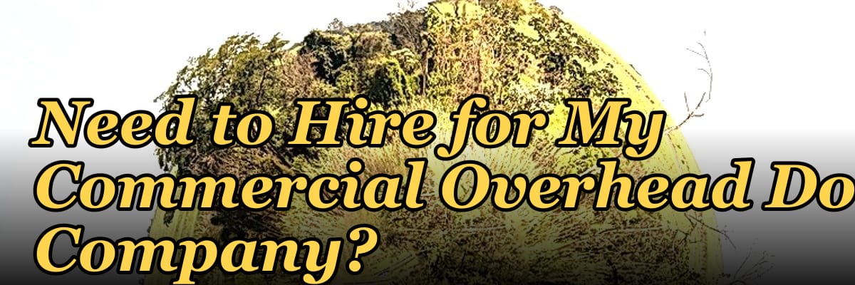How Many Sales Reps Do I Need to Hire for My Commercial Overhead Door Company?
