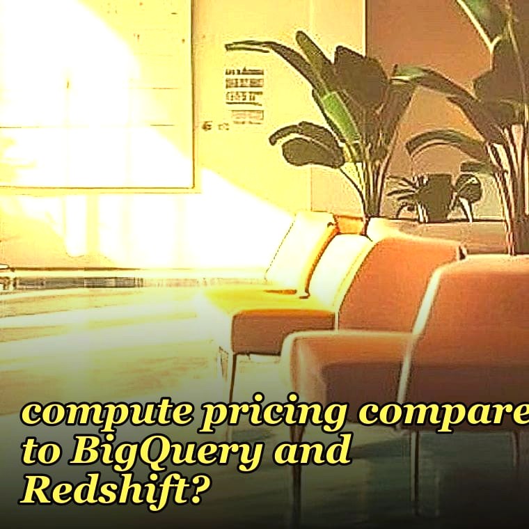 How does Snowflake compute pricing compare to BigQuery and Redshift?