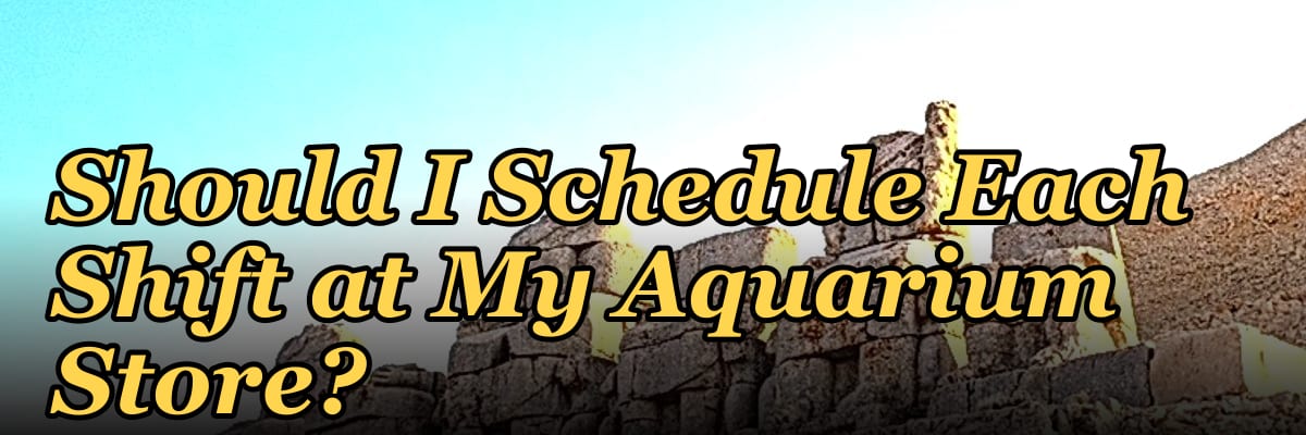How Many Employees Should I Schedule Each Shift at My Aquarium Store?