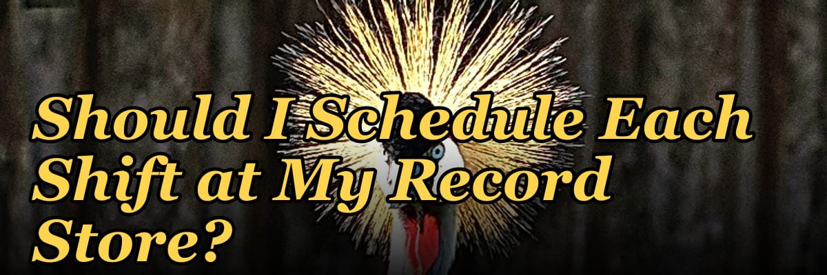 How Many Employees Should I Schedule Each Shift at My Record Store?