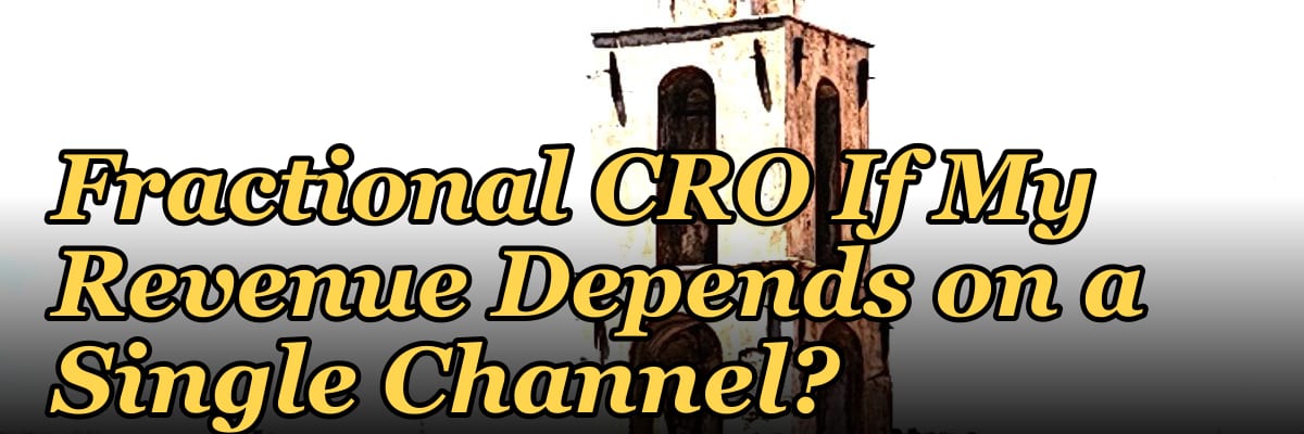 Should I Hire a Fractional CRO If My Revenue Depends on a Single Channel?