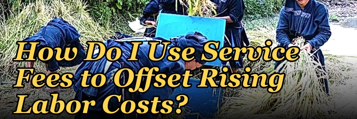 How Do I Use Service Fees to Offset Rising Labor Costs?