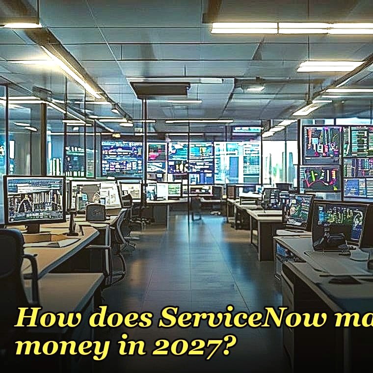 How does ServiceNow make money in 2027?