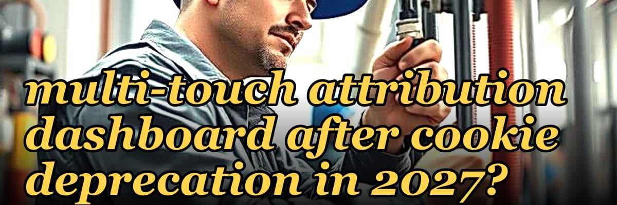 How do you build a multi-touch attribution dashboard after cookie deprecation in 2027?