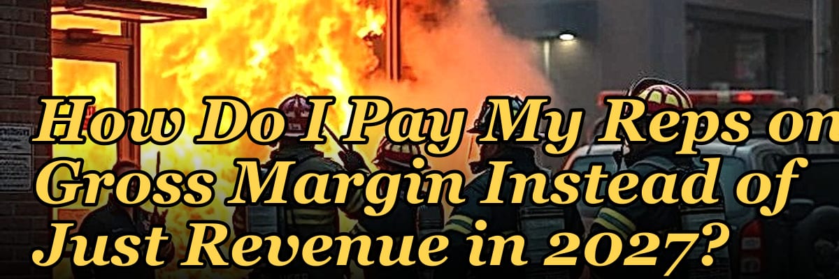 How Do I Pay My Reps on Gross Margin Instead of Just Revenue in 2027?