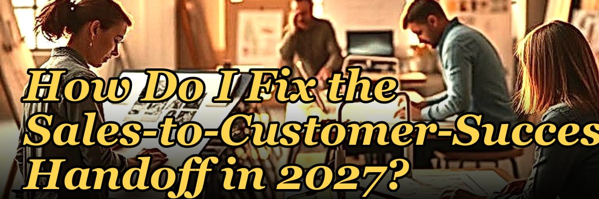 How Do I Fix the Sales-to-Customer-Success Handoff in 2027?