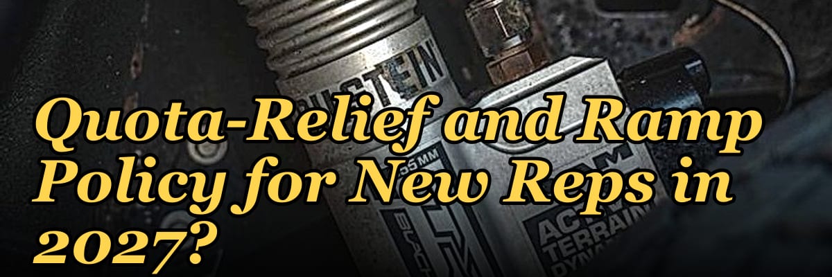How Do I Build a Quota-Relief and Ramp Policy for New Reps in 2027?