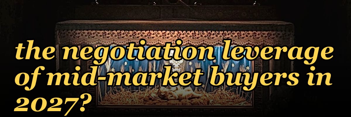How is vendor consolidation affecting the negotiation leverage of mid-market buyers in 2027?