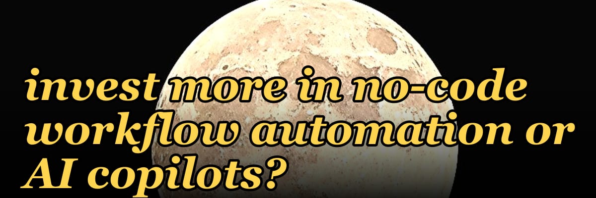 Are longer sales cycles pushing RevOps teams to invest more in no-code workflow automation or AI copilots?