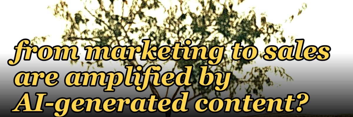What specific friction points in the handoff from marketing to sales are amplified by AI-generated content?
