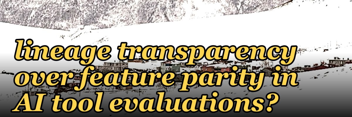 Why are RevOps leaders prioritizing data lineage transparency over feature parity in AI tool evaluations?