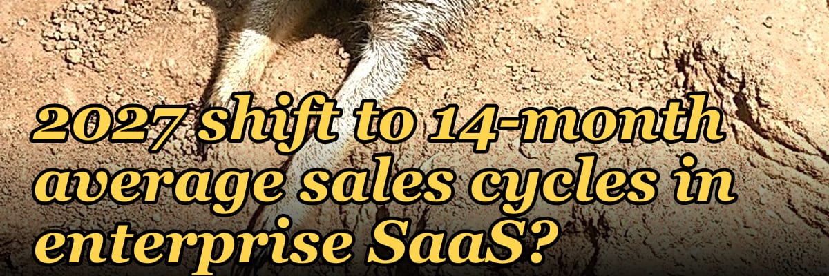Which RevOps metrics are most impacted by the 2027 shift to 14-month average sales cycles in enterprise SaaS?