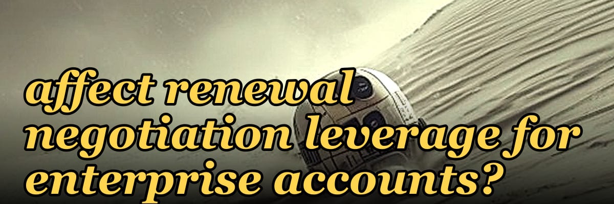 How does the 2027 trend of vendor consolidation affect renewal negotiation leverage for enterprise accounts?
