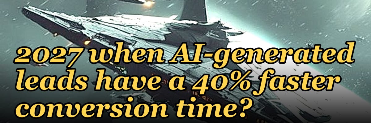 How do you align sales and marketing SLAs in 2027 when AI-generated leads have a 40% faster conversion time?