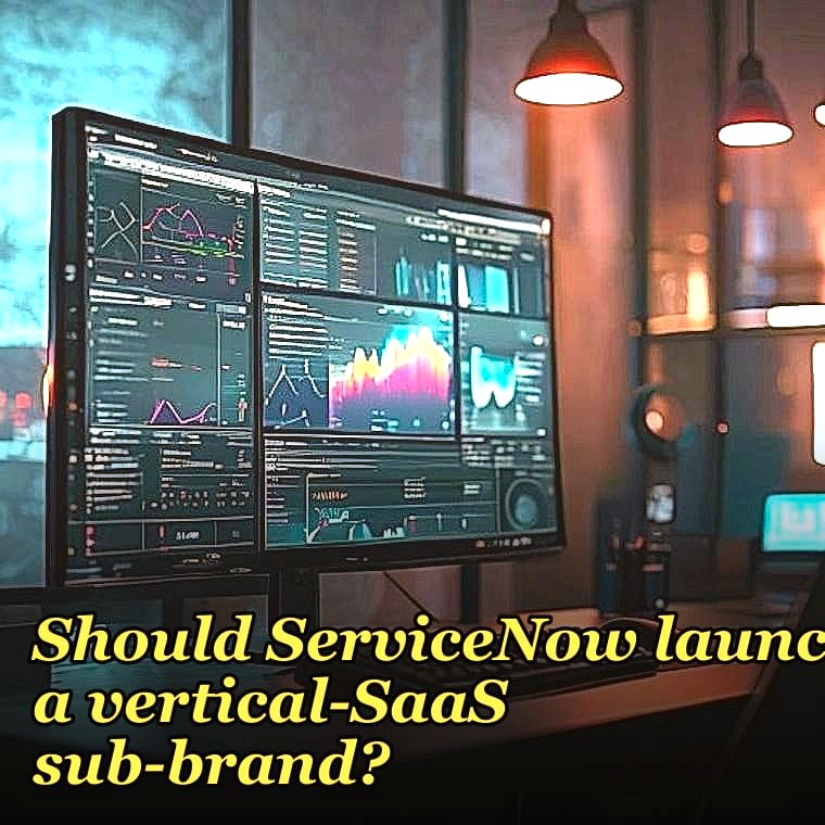 Should ServiceNow launch a vertical-SaaS sub-brand?