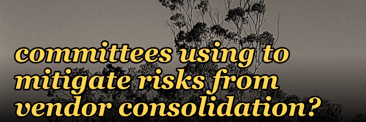 What specific contract terms in 2027 are buying committees using to mitigate risks from vendor consolidation?