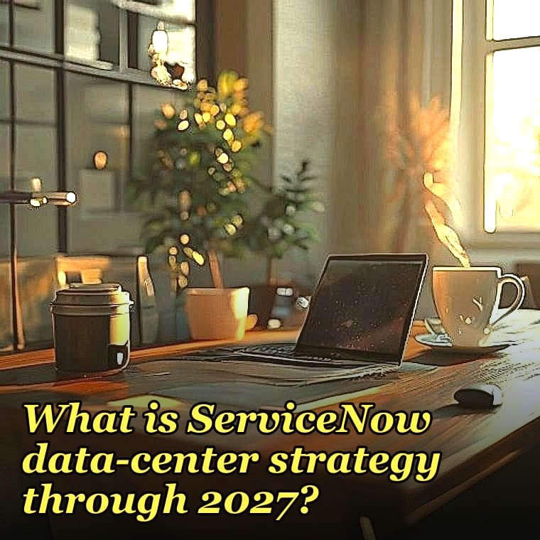 What is ServiceNow data-center strategy through 2027?