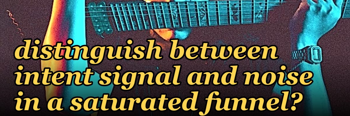 How do 2027 AI SDR tools distinguish between intent signal and noise in a saturated funnel?